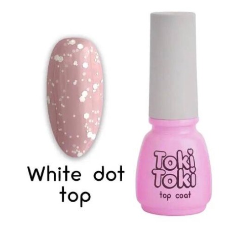 Топ без липкого шару Toki Toki White Dot Top 5 мл